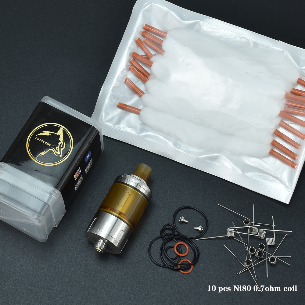 Vape Coil Replacement - แทงค์ Wolfcoolvape Hussar Gobby RTA ขนาด