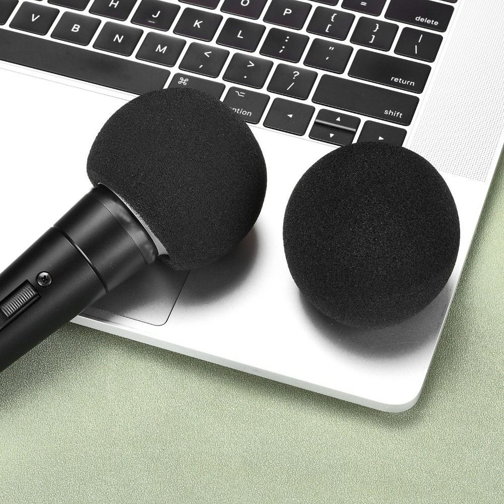 Shure Mic Mv7 - แผ่นปิดกันลมไมโครโฟนแบบฟองน้ำกำมะหยี่ สำหรับไมโครโฟน Shure SM58 / SM48