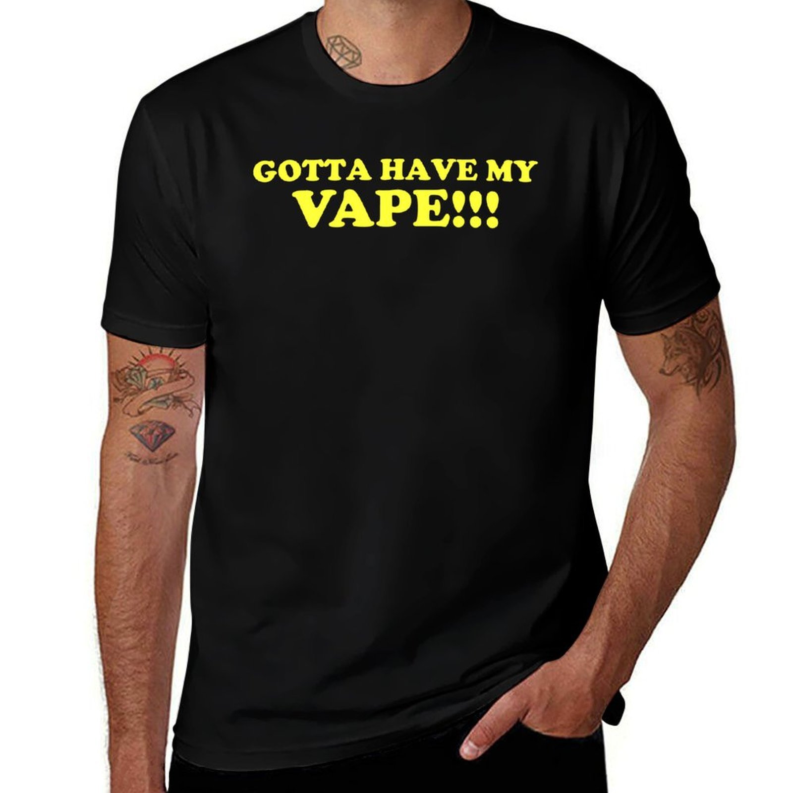 Quick Vape - ต้องมีบุหรี่ไฟฟ้าของฉันอยู่เสมอ! เสื้อยืดดูดซับความชื้น แห้งเร็ว