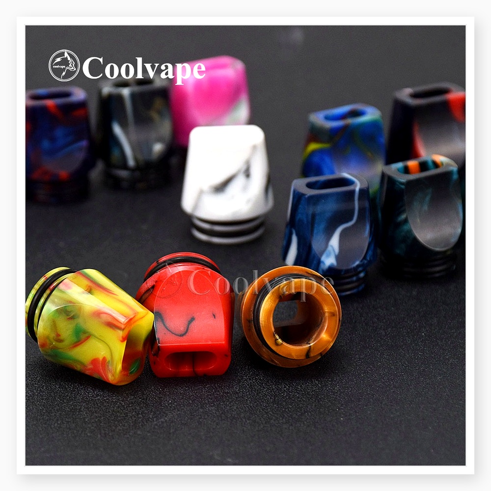 Drip Tip Resin - 810 ดิริปทิปสีเรซิ่นแบบสุ่มสำหรับ Apocalypse GEN 2 RDA