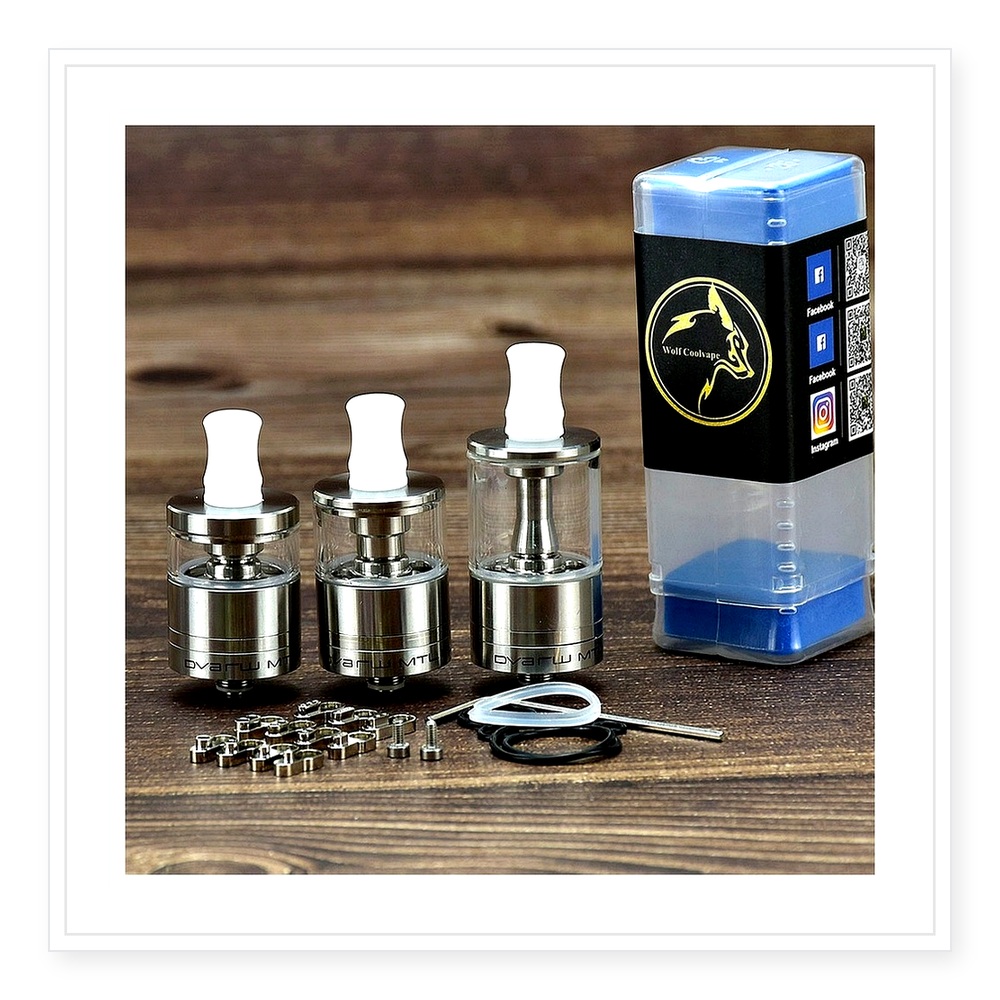 Vape Coil Replacement - Dvarw MTL FL RTA 22mm อะตอมไมเซอร์สำหรับบุหรี่ไฟฟ้า