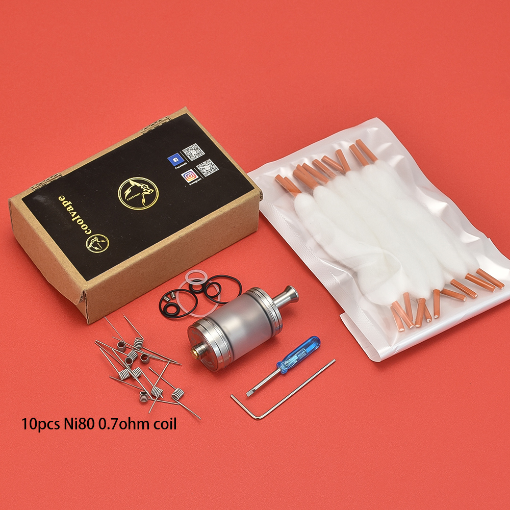 Vape Coil Replacement - Taifun GTR RTA 23มม.MTL Single Coil