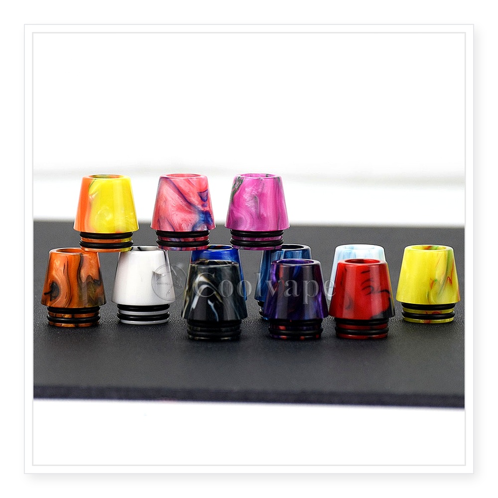 810 ดิริปทิปสีเรซิ่นแบบสุ่มสำห - Drip Tip Resin บทวิจารณ์และราคา