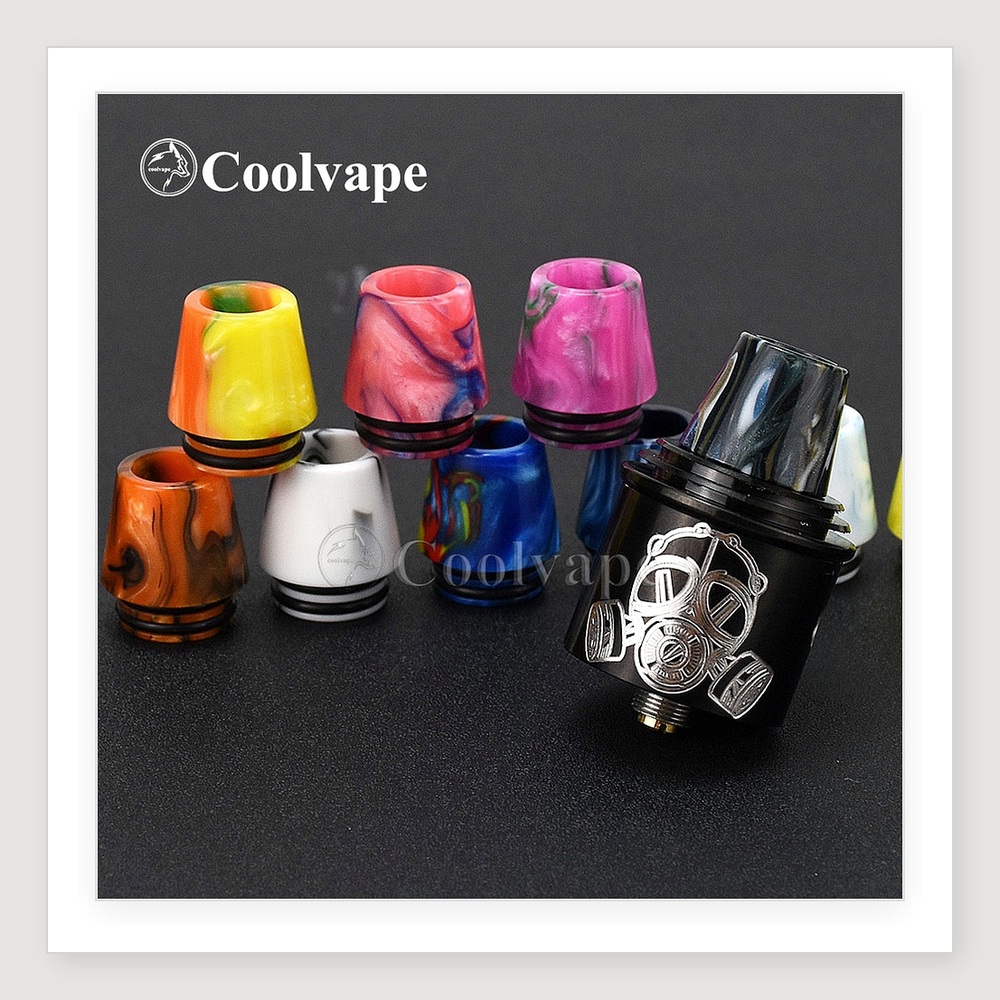 810 ดิริปทิปสีเรซิ่นแบบสุ่มสำห - Drip Tip Resin บทวิจารณ์และราคา