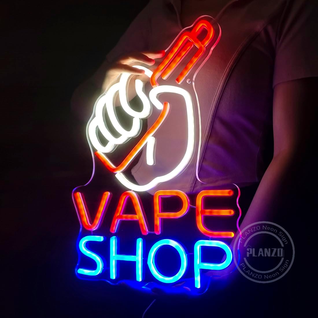 ปากการูปหัวใจร้านบุหรี่ไฟฟ้าไฟ - Vape Decoration บทวิจารณ์และราคา