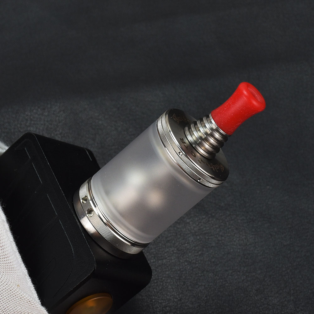 WOLFCOOLVAPE ออกแบบแทงค์ RDA อ - Drip Tip Resin บทวิจารณ์และราคา