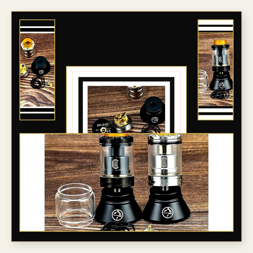 ReLoad RTA 24mm 3.5ml อะตอมไมเ - Vape Accessory บทวิจารณ์และราคา