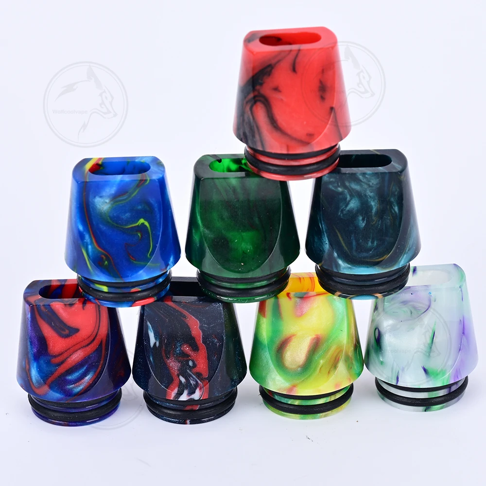 8 ชิ้น Wolfcoolvape Atomizer 8 - Drip Tip Resin บทวิจารณ์และราคา