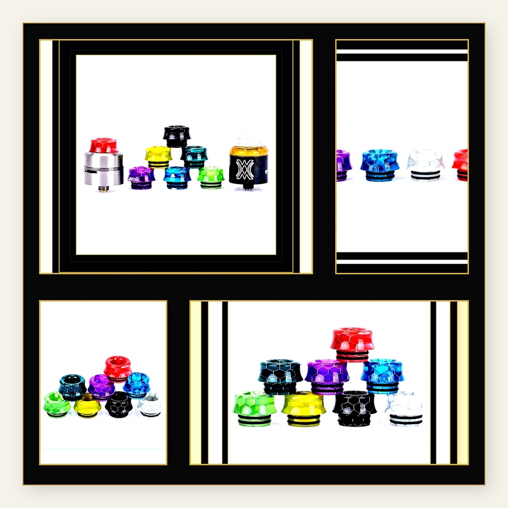 ชุดหัวสูบ Wolfcool 810 – หัวสู - Drip Tip Resin บทวิจารณ์และราคา