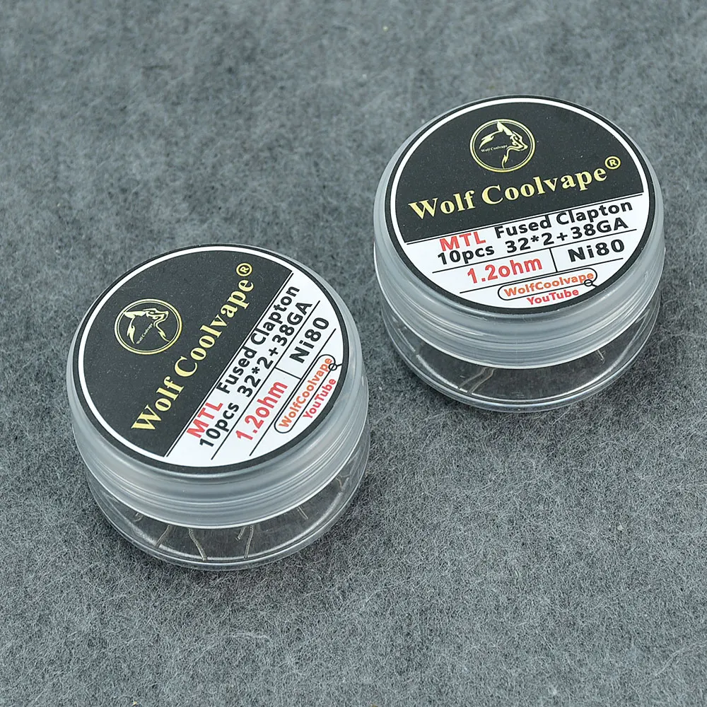 Wolfcoolvape NI80 Pre-Built ลว - Vape Coil Replacement บทวิจารณ์และราคา